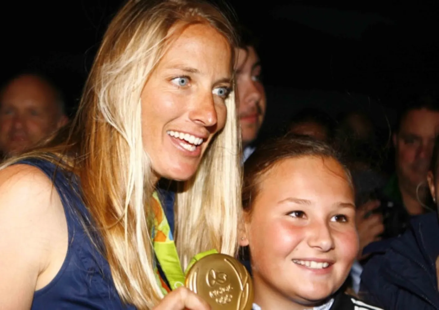 Fireworks fit for a hero: Saskia celebrates Olympic gold on Mersea Island