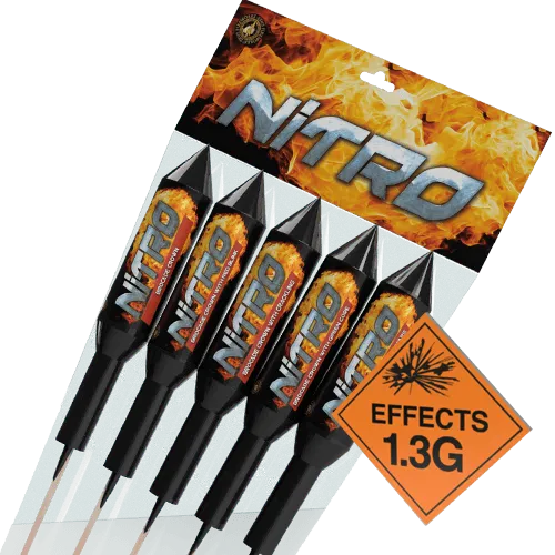 Nitro Rocket Case of 6 Packs