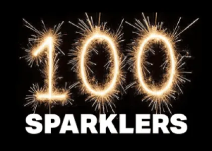100 x Gold 18" Sparklers