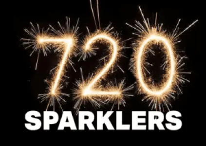 720 x Gold 10" Sparklers