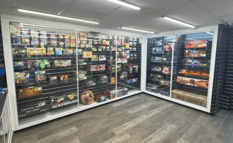 Buy Fireworks In-Store – Showroom with Full Range of Fireworks on Display UK