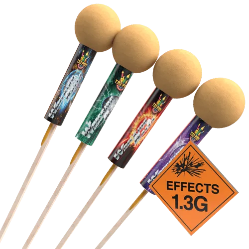 Wrecking Ball Rocket 4Pk Wrecking Ball Rocket 4Pk