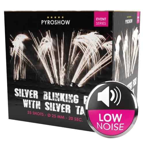 Silver Blinking Fish w/ Silver Tail