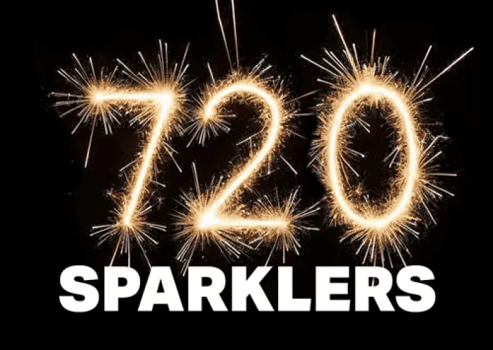 720 x Gold 18" Sparklers