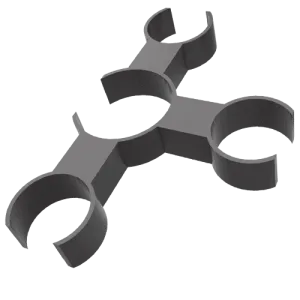 Triple Bottle Clip 10pk