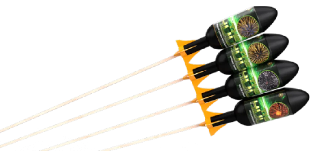 The Hulk Rocket 4Pk